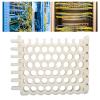 Sunicon Cable Dresser, 9mm Hole Closely Arranged Organizing Bundler Tool Network Cord Hole Comb Holes Optical Fiber Cable Organizer for CAT5 CAT6 CAT7 Cable (8x6 Holes) view 4