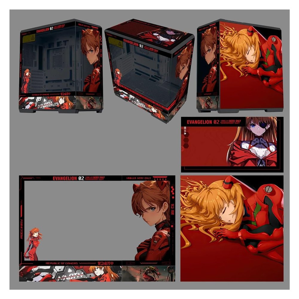 Computer Cases, Mid-Tower PC Gaming Case ATX/M-ATX/ITX - Front I/O TPYE-C Port - Tempered Glass- 10 Fan Installation Position - Water Cooling Installation Ready