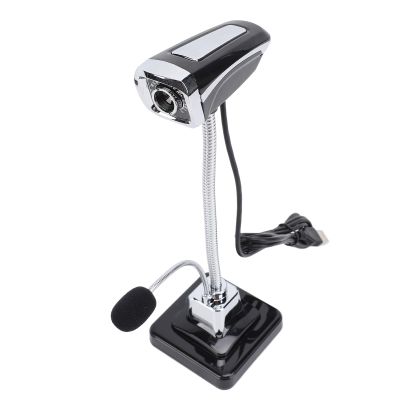 640 x 480 Pixels Webcam with Microphone, USB Computer Web Camera, 360 Degree Adjustable Focusing Computer Camera with Noise Concealing Mic, for Laptop PC