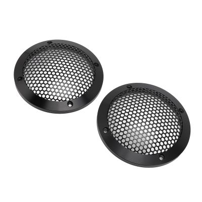 2PCS 92mm Ceiling Speaker Covers, Metal Mesh Round Speaker Grille, Universal Speaker Grill Protector with Mounting Screws for Car Speaker and Home Theater