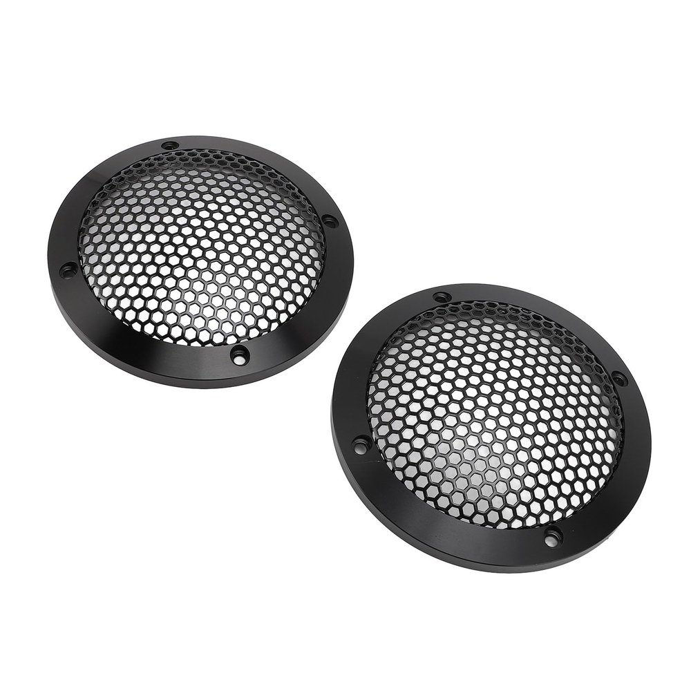 2PCS 92mm Ceiling Speaker Covers, Metal Mesh Round Speaker Grille, Universal Speaker Grill Protector with Mounting Screws for Car Speaker and Home Theater
