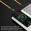 CERRXIAN 3.3FT USB C Coiled Cable with Light LED Display,100W 20Gbps Data Transfer 8K PD 3.1 Type C USB C Fast Data Charging Cable view 4
