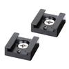 DirectNine Basics 6pcs Cold Shoe Mount Adapter for Quick Release Flash Stand Bracket for Cameras Compatible Threaded Accessories and Sturdy Design Black view 3
