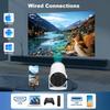 HY300 Plus HD Projector portatil 4K 1280x720P Android 11 Wifi6 LED Video Home Theater Cinema Phone mini Proyector Movie (HY300 Plus white) view 4