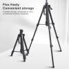 Level Tripod Stand 0.45m Telescopic Thickened Aluminum Alloy Leveling Camera Tripod Stand Level Tripod Support with 3 Way Stabilizer and Bubble view 2