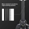 Level Tripod Stand 0.45m Telescopic Thickened Aluminum Alloy Leveling Camera Tripod Stand Level Tripod Support with 3 Way Stabilizer and Bubble view 3
