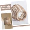 Levemolo 2pcs Hand-woven Lampshade Light Shade for Home Decor Cozy Woven Pendant Light Fixture Natural Rope Design for Restaurants Cafes and Living Spaces view 3