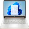 HP 14-dq000 2024 Business Laptop 14" WXGA HD 4-Core Intel Celeron N4120 8GB DDR4 128GB SSD Intel UHD Graphics Wi-Fi 5 Win11 Home w/ONT 32GB USB view 1