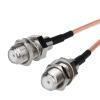 15CM F Type Coax Cable Splitter, F Male to F Dual Female Cable 50 Ohm for Cable Connection view 4