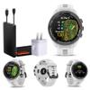 Garmin Approach S70 Golf GPS Watch AMOLED 42mm (White) Touchscreen Bundle view 1