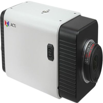 ACTi A213 5MP Box Camera with D/N, Extreme WDR, ELLS, Fixed Lens, f2.8mm/F2.0, Auto Back Focus, H.265/H.264, 2D+3D DNR, Built-in Microphone, MicroSDHC/MicroSDXC, PoE/DC12V, DI/DO, RS-485