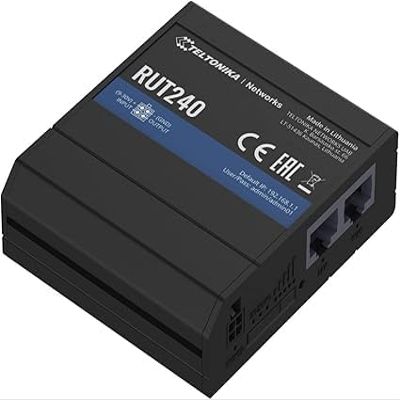 Teltonika RUT24007U000 - RUT240 Router for Mobile Network (Global Version - All US Carriers) with AC Adapter