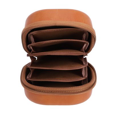 Lens Filter Pouch, PU Leather Lens Filter Case for 95mm Filters, 8 Pocket Professional Photography Filter Holder Belt Bag Pouch Waterproof Camera Lens Filter Carry Case for Filter