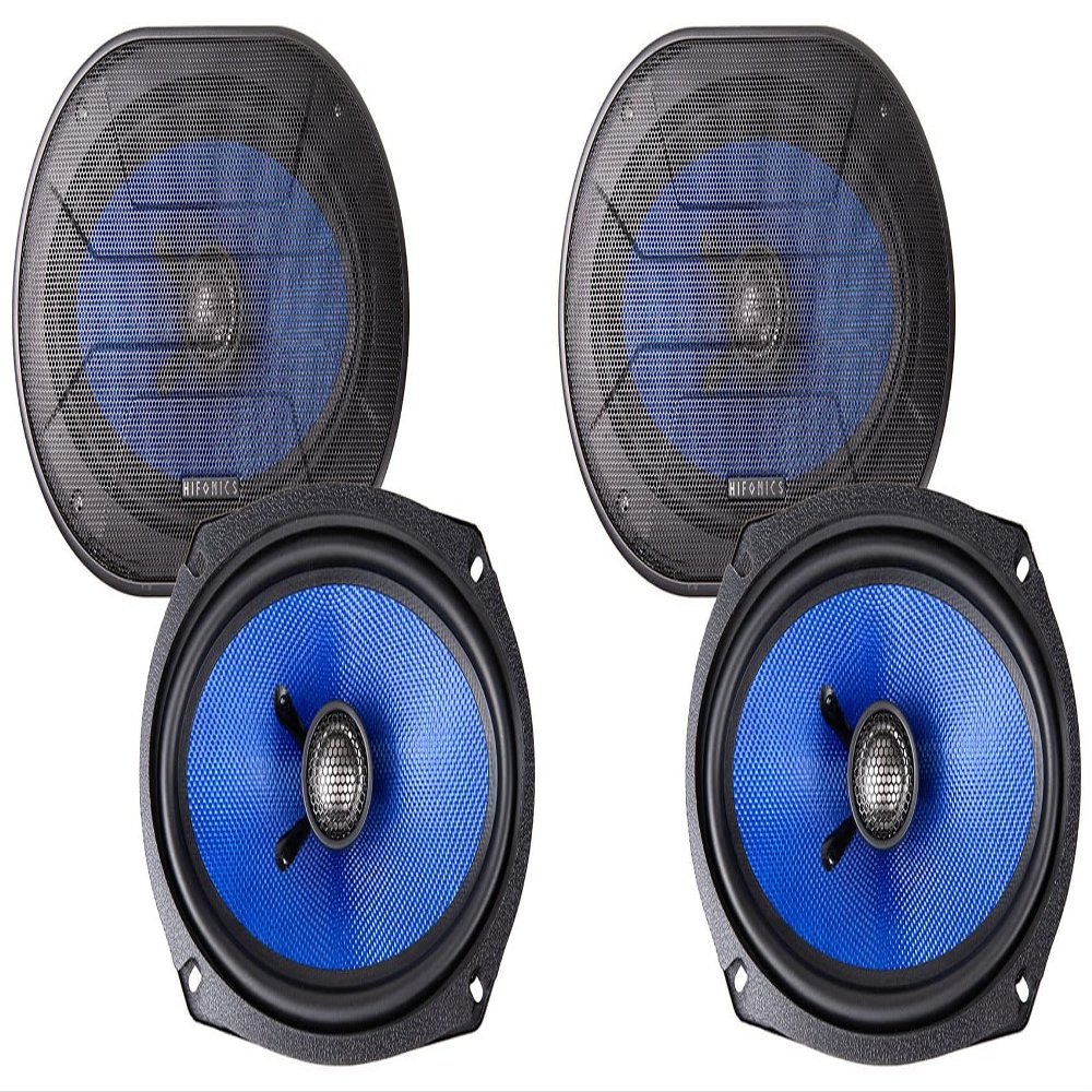 Audiosavings Bundle: Pair Hifonics HCC69CX 6x9 150 Watt 2-Way Coaxial Car Stereo Speakers (2 Items)