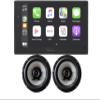 Pioneer DMH-1770NEX 6.8" Touchscreen Digital Media Receiver Double DIN Bundled with + 1 Pair Hertz 6.5" Coaxial Speakers (Renewed) view 1