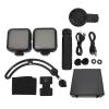 3000mAh Fill Lamp for Photography, Soft Light with 10 Color Temps, 2 Fill Lamp, Arc Slide Rail for DSLR Cameras and Smartphones, Organization Case, 3000mAh Fill Light with CPL view 1