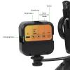3000mAh Fill Lamp for Photography, Soft Light with 10 Color Temps, 2 Fill Lamp, Arc Slide Rail for DSLR Cameras and Smartphones, Organization Case, 3000mAh Fill Light with CPL view 3