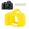 ASHATA Soft Silicone Camera Case for D3200 D3100, Shock Proof Anti Slip Camera Cover for D3100 D3200 (Yellow) view 2