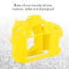 ASHATA Soft Silicone Camera Case for D3200 D3100, Shock Proof Anti Slip Camera Cover for D3100 D3200 (Yellow) view 3