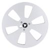 1/4 7inch Sound Tape Empty Reel, 3 Hole Open Reel Sound Tape Empty Reel, Thin and Light, Repair or Replace Tape Recorder, Suitable 7in Diameter, for TEAC, Studer (Silver) view 1