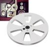 1/4 7inch Sound Tape Empty Reel, 3 Hole Open Reel Sound Tape Empty Reel, Thin and Light, Repair or Replace Tape Recorder, Suitable 7in Diameter, for TEAC, Studer (Silver) view 4