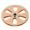 1/4 7inch Sound Tape Empty Reel, 3 Hole Open Reel Sound Tape Empty Reel, Thin and Light, Repair or Replace Tape Recorder, Suitable 7in Diameter, for TEAC, Studer (Gold) view 1