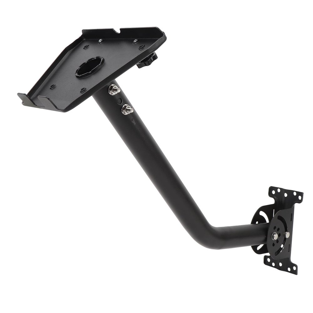 Satellite Pole Mount Adjustable Kit for Gen 3, Weather Stainless Steel Brackets, Flexible Pipe Adapter for Gen 3 Satellite Receiver, Satellite Wall Mount Roof Mount
