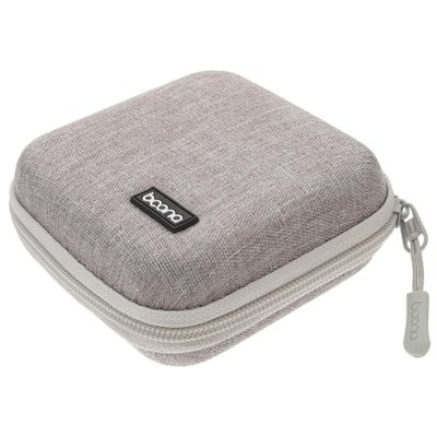 CONGARTENO Travel Electronics Organizer Bag Data Cable Storage Case for USB Cables Chargers and Accessories Grey Mobile Phones and