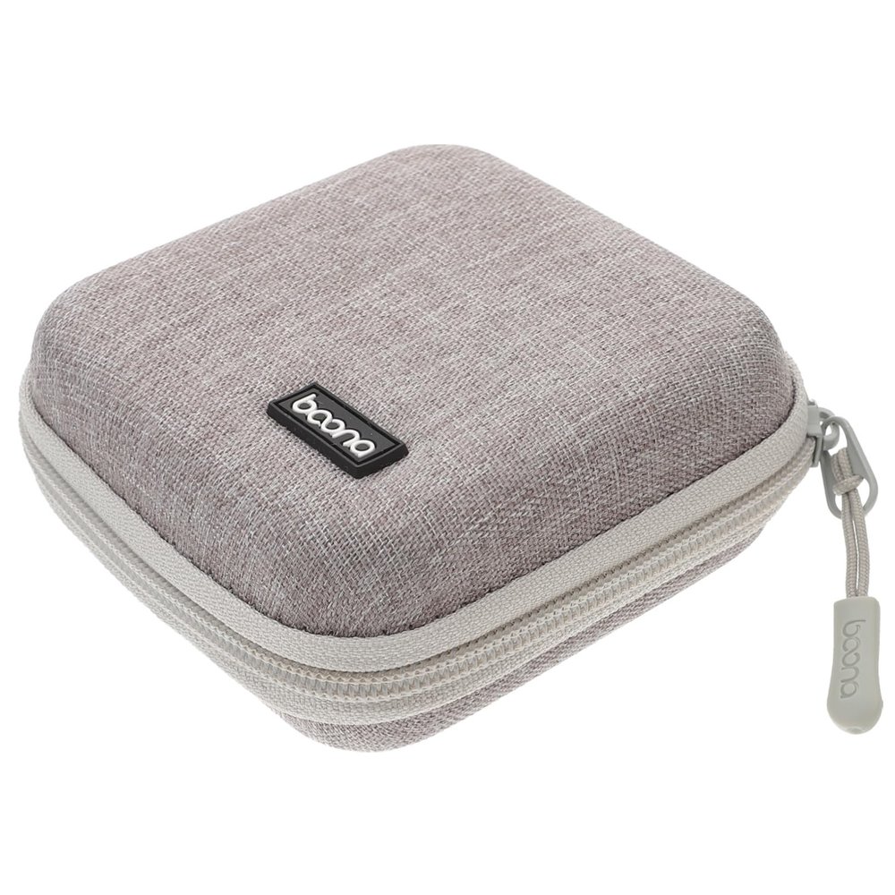 CONGARTENO Travel Electronics Organizer Bag Data Cable Storage Case for USB Cables Chargers and Accessories Grey Mobile Phones and