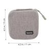 CONGARTENO Travel Electronics Organizer Bag Data Cable Storage Case for USB Cables Chargers and Accessories Grey Mobile Phones and view 2
