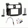Car Stereo Kit for 2020-2023 Toyota 4 Runner, Single & Double Din, Charcoal, Wire Harness, Antenna Adapter for Non Factory Amplied or JBL view 1