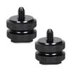 MERRYHAPY 4pcs Tripod Screw Adapter with Hot Shoe Mount Durable Double Layer Camera Accessory for DSLR Camcorder and Flash Units Easy Installation Locking Nuts view 1