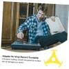 FELTECHELECTR Triangle Vinyl Record Adapter for Durable Replacement Accessory for Music for Easy Use Enjoy High- Experience view 3