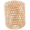 Mikinona Handwoven Bamboo Lamp Shade Rustic Pendant Light Cover for Home Hotel Restaurant Lightweight Easy to Install Woven Ceiling Lamp Shade Decorative Lampshade for Room Office view 1