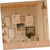 Mikinona Handwoven Bamboo Lamp Shade Rustic Pendant Light Cover for Home Hotel Restaurant Lightweight Easy to Install Woven Ceiling Lamp Shade Decorative Lampshade for Room Office view 2