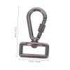 CIYODO Metal Screw Hooks for Camera Straps 4pcs Camera Shoulder Strap Connectors view 3
