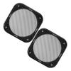 FUNOMOCYA 2pcs Car Speaker Grill Cover Waffle Mesh Subwoofer Protector for Speakers Easy Installation Durable Design Compatible with Various Vehicle Models view 1