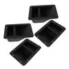 COOLHIYA 4pcs Speaker Plastic Handle Replacement for Subwoofer Amplifier and Audio Cabinet Easy to Install Comfortable Grip Sturdy Design for Stage and Home Use
