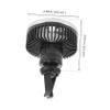 Beatifufu Portable Car USB Fan Airflow Clip Fan for Vehicle Interior Compact and Lightweight Design for Suvs Trucks and Rvs view 2