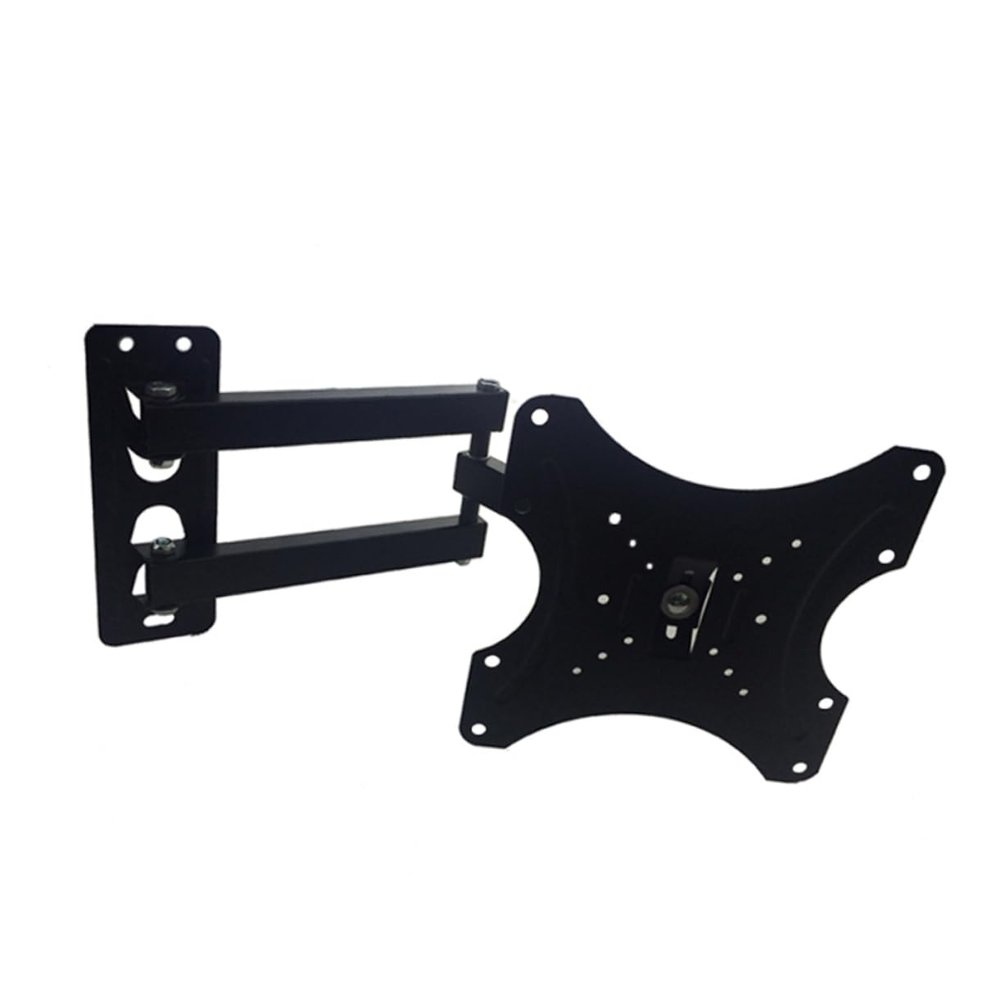 CAXUSD Tv Mount Swivel Wall Bracket Rotated LCD Holder Stretchable Tv Hanger for Flat Panel Heavy Duty Iron Construction