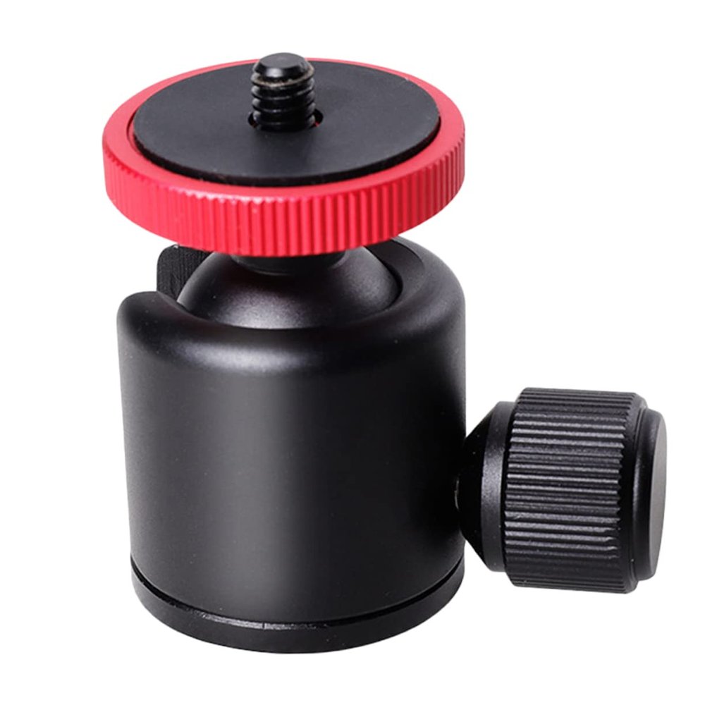 CAXUSD DSLR Tripod Ball Head Mini Camera Mount Stand Rotatable Screw Aluminum Alloy Easy Operation