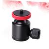 CAXUSD DSLR Tripod Ball Head Mini Camera Mount Stand Rotatable Screw Aluminum Alloy Easy Operation view 2