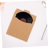 LIFKICH 50pcs Kraft Paper Cd Sleeves DVD Storage Bags for Easy Access and for Home Office and School Use view 4