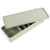 WHAMVOX Plastic Cord Storage Box Lid Compartment Organizer for Desktop Wire Management Capacity Cable Storage for view 1