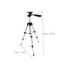 KONTONTY Adjustable Height Fishing Camera Tripod Stand for Flashlight Led Light Padded Grip view 2