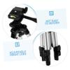 KONTONTY Adjustable Height Fishing Camera Tripod Stand for Flashlight Led Light Padded Grip view 3