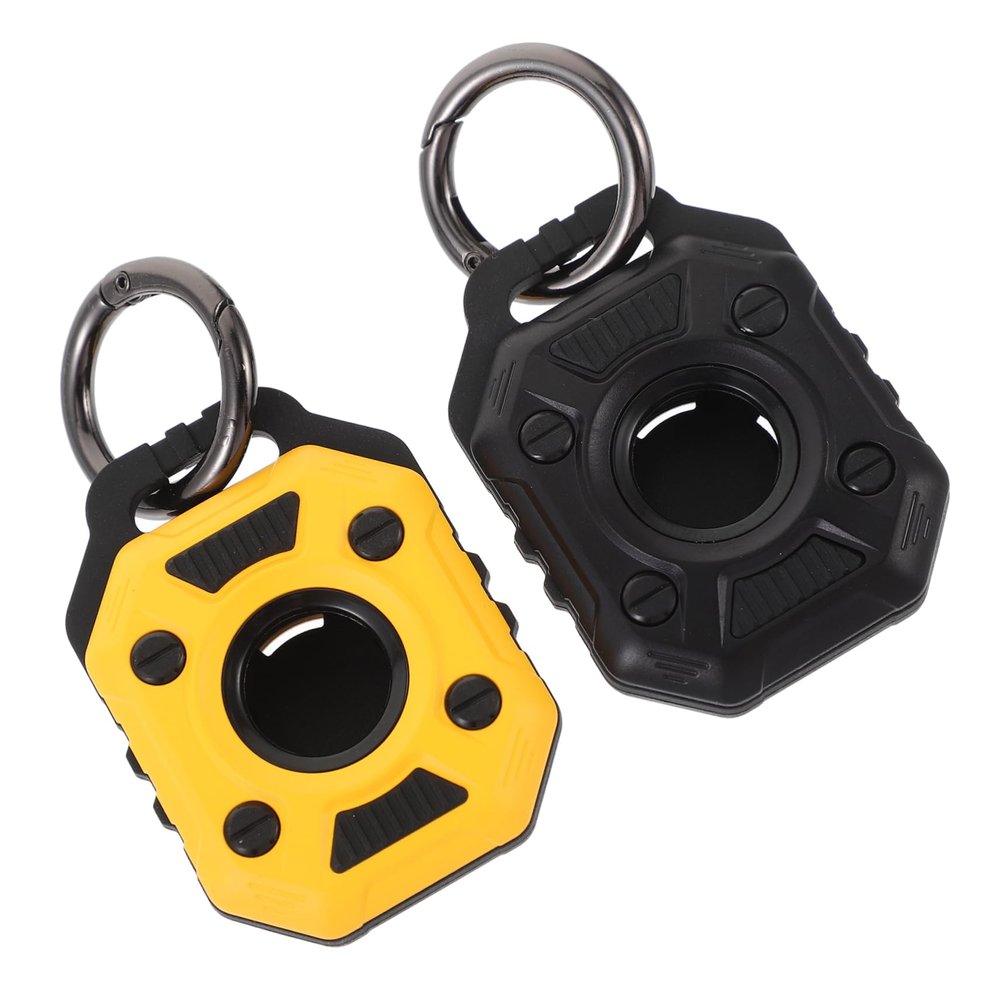 Hoement 2pcs Keychain Full Cover Compatible Tracer Protective Case Holder Random Style