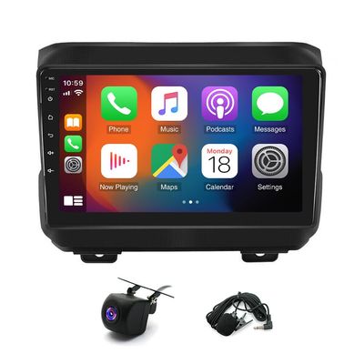 2+32G Android 13 Double Din Car Stereo Radio for 18-19 Compatible with Jeep with Wrangler 9'' HD Touch Screen Car Radio Audio Receiver with Wireless CarPlay Android Auto,Mirror Link,GPS Navigation