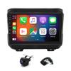 2+32G Android 13 Double Din Car Stereo Radio for 18-19 Compatible with Jeep with Wrangler 9'' HD Touch Screen Car Radio Audio Receiver with Wireless CarPlay Android Auto,Mirror Link,GPS Navigation view 1