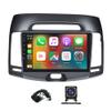 2+32G Android 13 Double Din Car Stereo Radio for 06-10 Compatible with Hyundai Elantra 9'' HD Touch Screen Car Radio Audio Receiver with Wireless CarPlay Android Auto,Mirror Link,GPS Navigation view 1